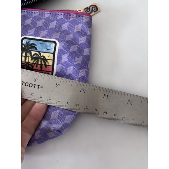 Two Estée Lauder Makeup Cosmetic Bags, Red And Blue One New Purple Has  Markings - Picture 2 of 9